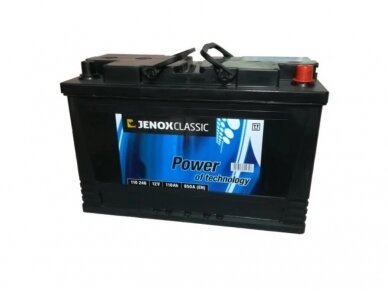 Akumuliatorius Jenox CLASSIC 110Ah, 850A, 12V Akumuliatorius Jenox CLASSIC 110Ah, 850A, 12V