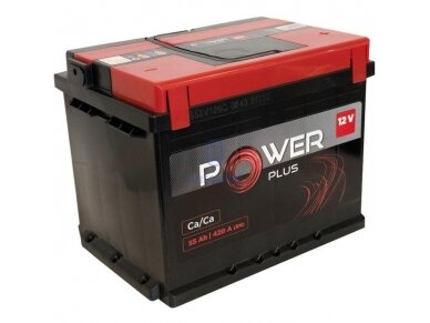Akumuliatorius Power PLUS 12V 55Ah 420A EN Akumuliatorius Power PLUS 12V 55Ah 420A EN