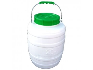 Bidonas 20 ltr (tinkamas maisto produktų laikymui) Bidonas 20 ltr (tinkamas maisto produktų laikymui)