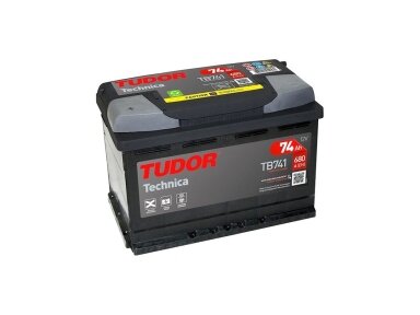 Tudor Technica Tb741 12V 74Ah 680A 12V Akumuliatorius