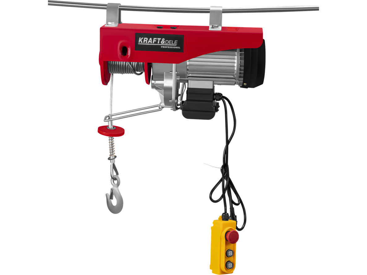 Elektrinė kėlimo gervė 230 V 1350 W 500/1000 kg KRAFT&DELE