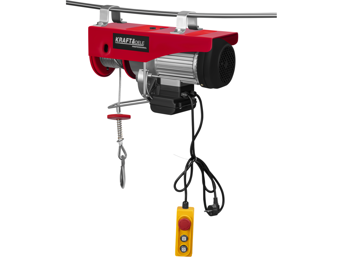 Elektrinė kėlimo gervė 230 V 1350 W 500/1000 kg KRAFT&DELE 1