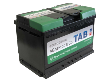Tab AGM Stop & Go 70Ah 760A 12V Akumuliatorius
