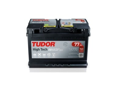 77Ah 760A Tudor High Tech Ta770 12V (en) Akumuliatorius