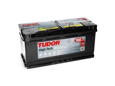 Akumuliatorius Tudor High Tech Ta1000 12V 100Ah 900A (en)